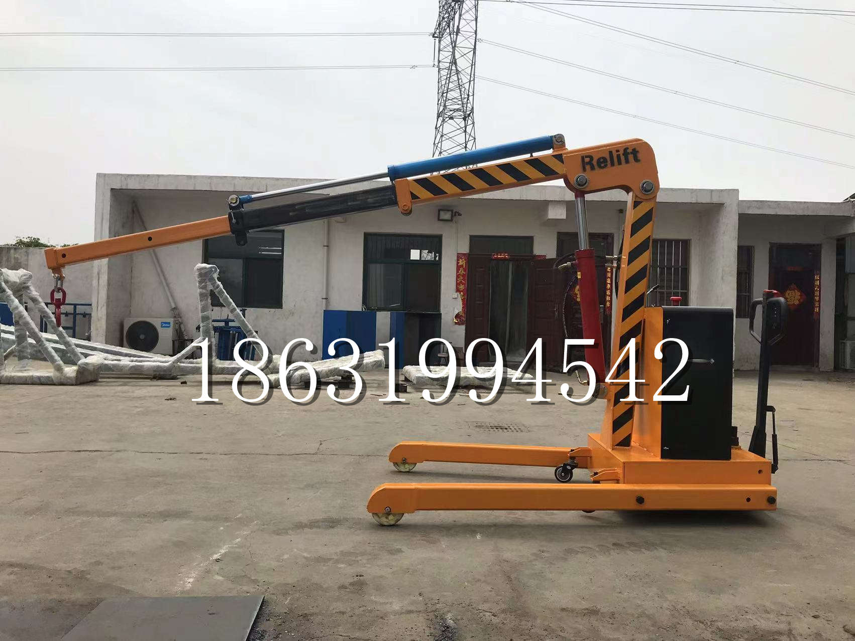 万丹乡久征定做3吨三轮随车吊 农用园林绿化移树吊 平板工程用小吊机