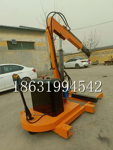 万丹乡自卸车厢随车吊 自制轮式四不像起重机 四驱平板吊 5吨 贵盛